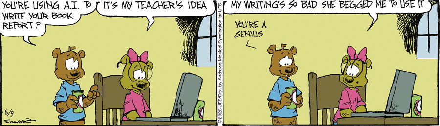 The Grizzwells by Bill Schorr on Mon, 09 Jun 2025