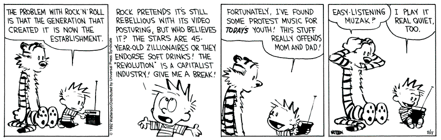 Calvin and Hobbes by Bill Watterson for March 11, 1992