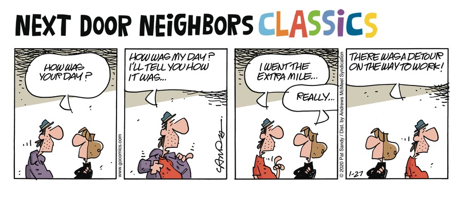 Next Door Neighbors by Pat Sandy on Sun, 01 Jun 2025