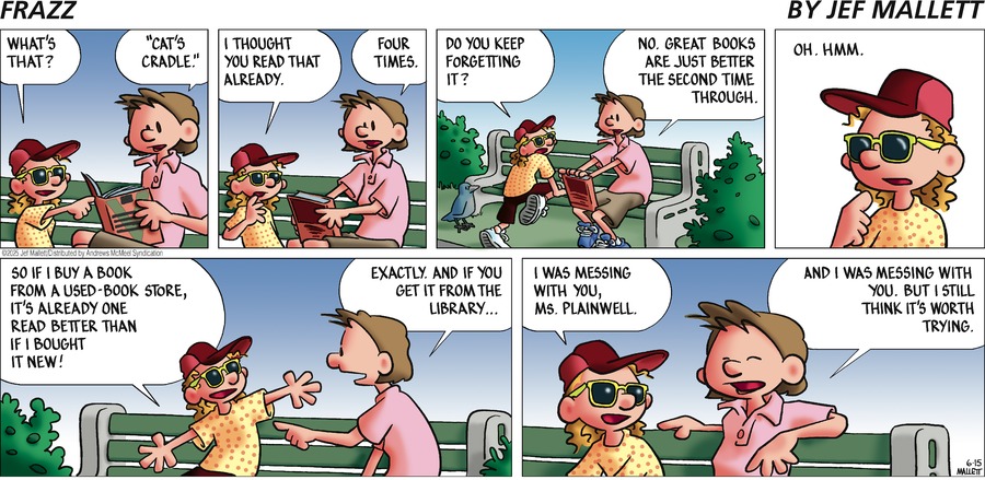 Frazz by Jef Mallett on Sun, 15 Jun 2025