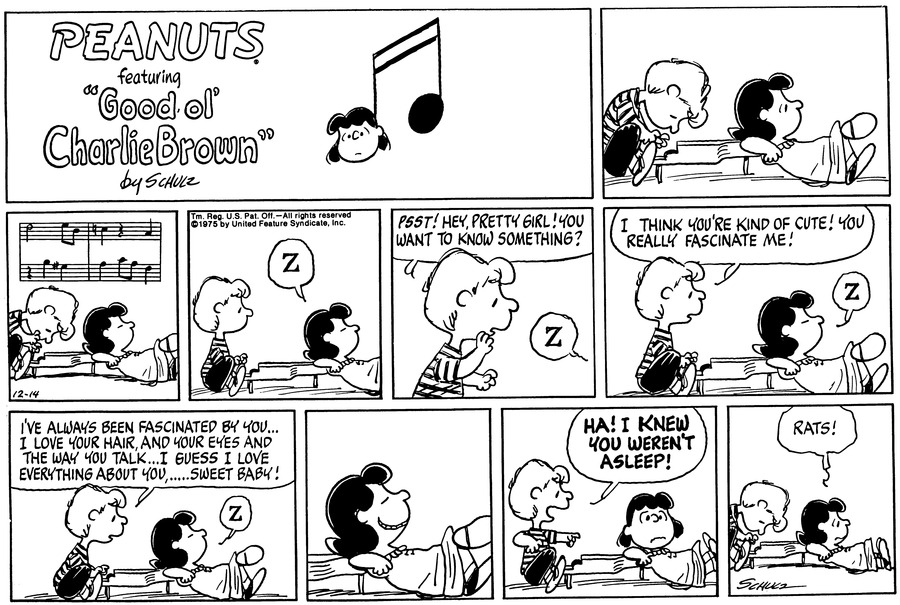 Peanuts by Charles Schulz for December 14, 1975 | GoComics