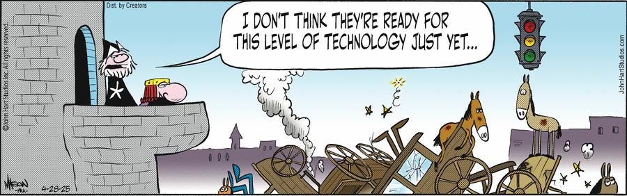 Wizard of Id by Parker and Hart on Mon, 28 Apr 2025