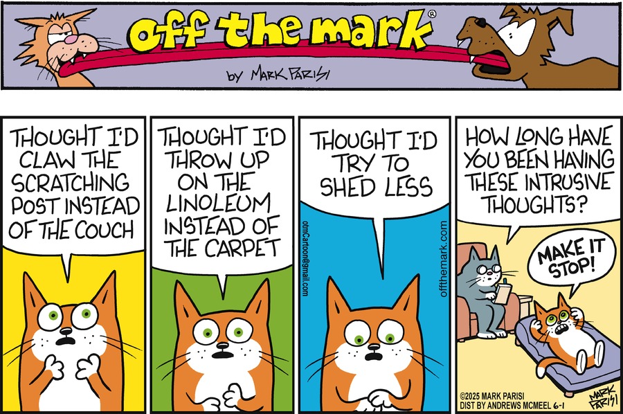 Off the Mark by Mark Parisi on Sun, 01 Jun 2025