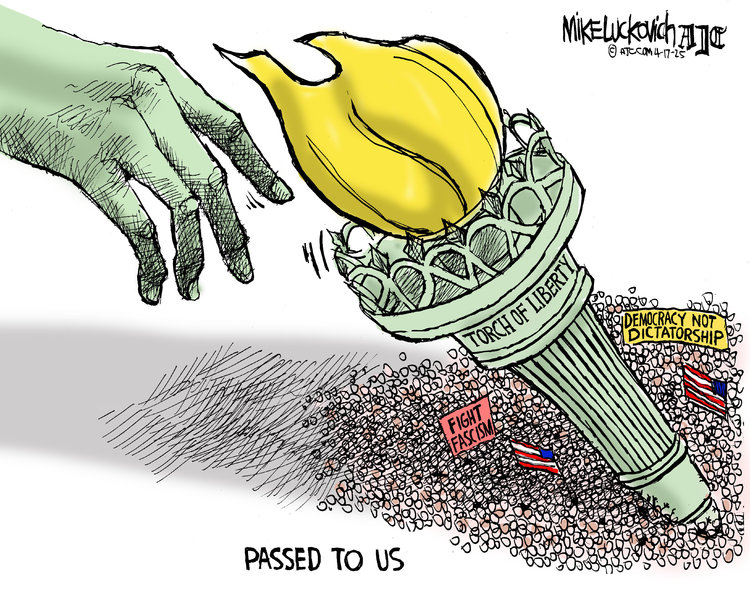Mike Luckovich by Mike Luckovich on Thu, 17 Apr 2025