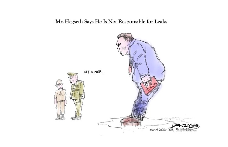 Jeff Danziger by Jeff Danziger on Thu, 27 Mar 2025