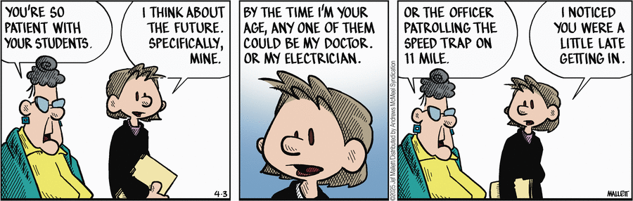 Frazz by Jef Mallett on Thu, 03 Apr 2025