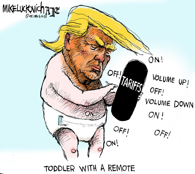 Mike Luckovich by Mike Luckovich on Fri, 11 Apr 2025