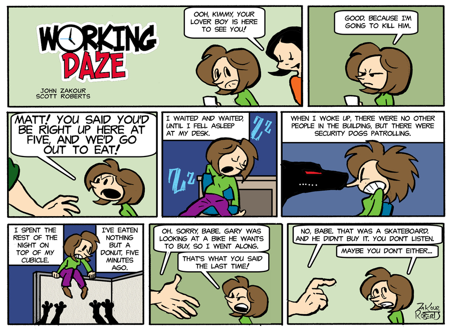 Working Daze by John Zakour and Scott Roberts on Sun, 08 Jun 2025