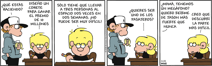 FoxTrot en Español by Bill Amend on Fri, 20 Jun 2025