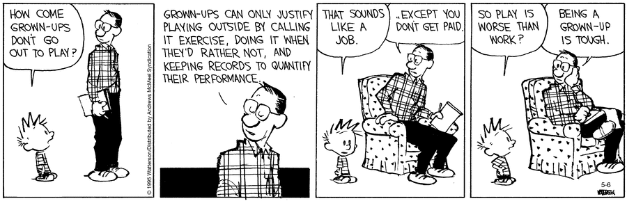 Calvin and Hobbes by Bill Watterson on Tue, 06 May 2025