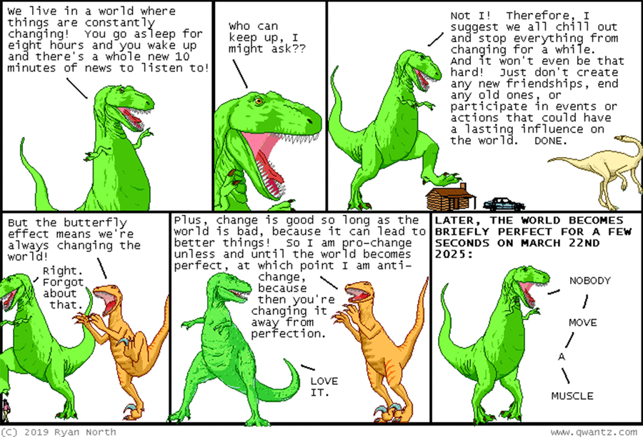 Dinosaur Comics by Ryan North on Wed, 18 Jun 2025