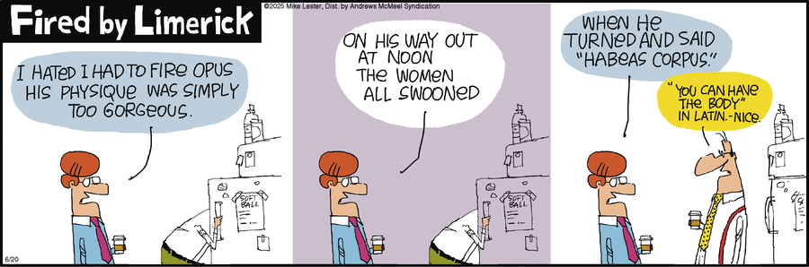 Mike du Jour by Mike Lester on Fri, 20 Jun 2025