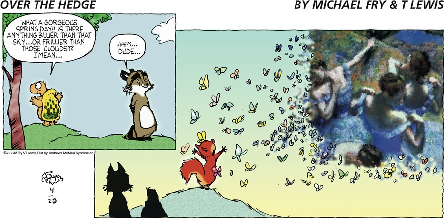 Over the Hedge by Michael Fry and T Lewis on Sun, 20 Apr 2025