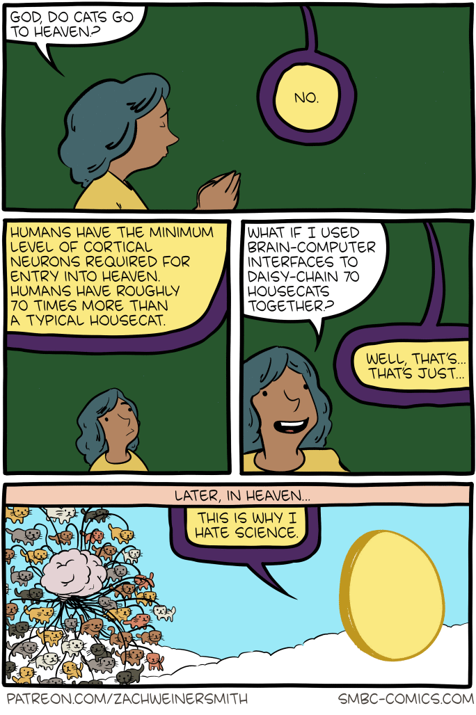 Saturday Morning Breakfast Cereal by Zach Weinersmith on Thu, 22 May 2025