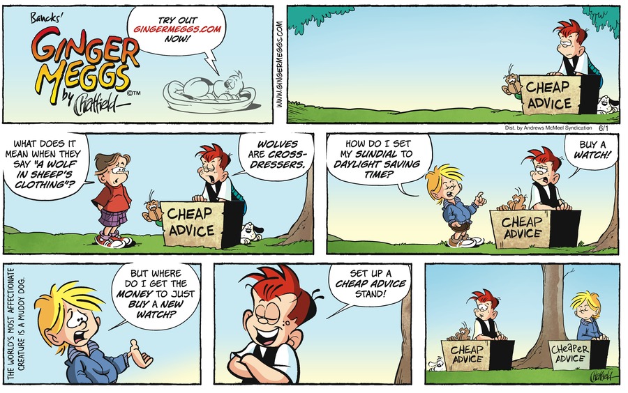 Ginger Meggs by Jason Chatfield on Sun, 01 Jun 2025