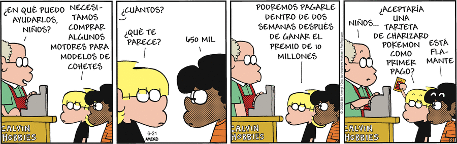 FoxTrot en Español by Bill Amend on Sat, 21 Jun 2025