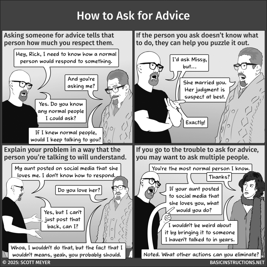 Basic Instructions by Scott Meyer on Mon, 28 Apr 2025