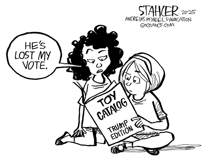 Jeff Stahler by Jeff Stahler on Tue, 06 May 2025