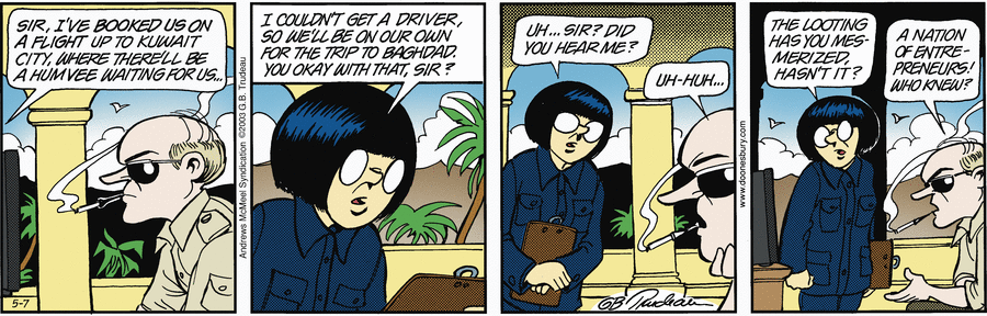 Doonesbury by Garry Trudeau on Wed, 07 May 2025