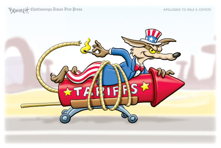 Clay Bennett by Clay Bennett on Fri, 25 Apr 2025