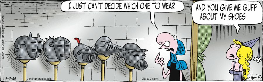 Wizard of Id by Parker and Hart on Wed, 07 May 2025