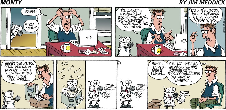 Monty by Jim Meddick  on Sun, 13 Apr 2025